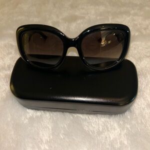 Salvatore Ferragamo Glossy Black Sunglasses